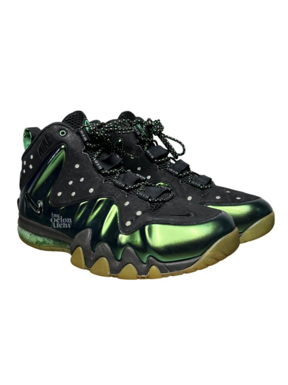 Size 9.5 Nike Barkley Posite Max - 2013 'Gamma Green' 555097-301 Pre-Owned